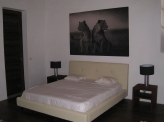 One of the guest rooms